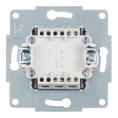 Переключатель Lezard Karina одноклавишный встраиваемый черный бархат (707-4288-105) - фото 3