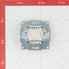 Переключатель Lezard Karina одноклавишный встраиваемый черный бархат (707-4288-105) - фото 2