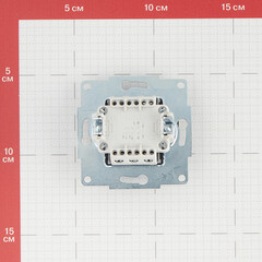 Выключатель Lezard Karina трехклавишный встраиваемый черный бархат (707-4288-109) - фото 2