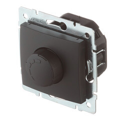 Диммер Lezard Karina встраиваемый черный бархат поворотный (707-4288-115) - фото 4