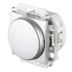 Диммер Simon 15 встраиваемый алюминий поворотный (1591796-033) - фото 2