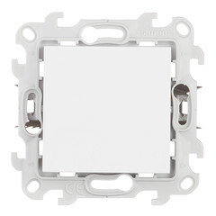 Выключатель Simon 24 Harmonie одноклавишный встраиваемый белый (2420101-030) - фото 1