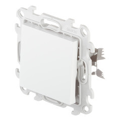 Переключатель Simon 24 Harmonie одноклавишный встраиваемый белый (2420201-030) - фото 4