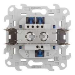 Переключатель Simon 24 Harmonie одноклавишный встраиваемый белый (2420201-030) - фото 3