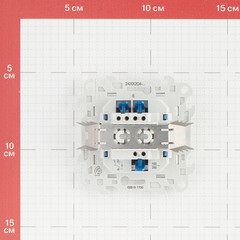 Переключатель Simon 24 Harmonie одноклавишный встраиваемый белый с подсветкой (2420204-030) - фото 2