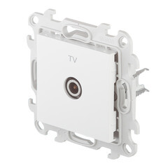 Розетка телевизионная Simon 24 Harmonie встраиваемая белая (2450476-030) - фото 3