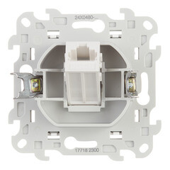 Розетка телефонная Simon 24 Harmonie встраиваемая белая RJ11 (2410480-030) - фото 3