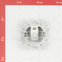 Розетка телефонная Simon 24 Harmonie встраиваемая белая RJ11 (2410480-030) - фото 4