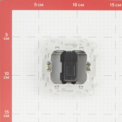 Розетка HDMI Simon 24 Harmonie встраиваемая белая (2411094-030) - фото 5