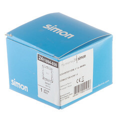 Розетка HDMI Simon 24 Harmonie встраиваемая белая (2411094-030) - фото 4