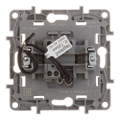 Выключатель Legrand Etika одноклавишный встраиваемый алюминий с подсветкой (672403) - фото 4