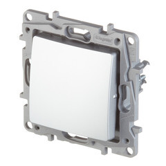 Переключатель Legrand Etika одноклавишный встраиваемый алюминий (672409) - фото 2