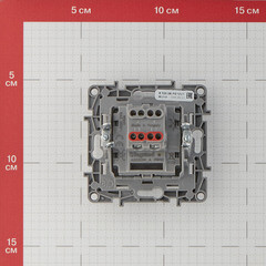 Переключатель Legrand Etika одноклавишный встраиваемый алюминий (672409) - фото 3