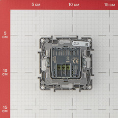 Диммер Legrand Etika двухклавишный встраиваемый алюминий нажимной (672418) - фото 3