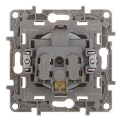 Розетка Legrand Etika встраиваемая алюминий (672421) - фото 4