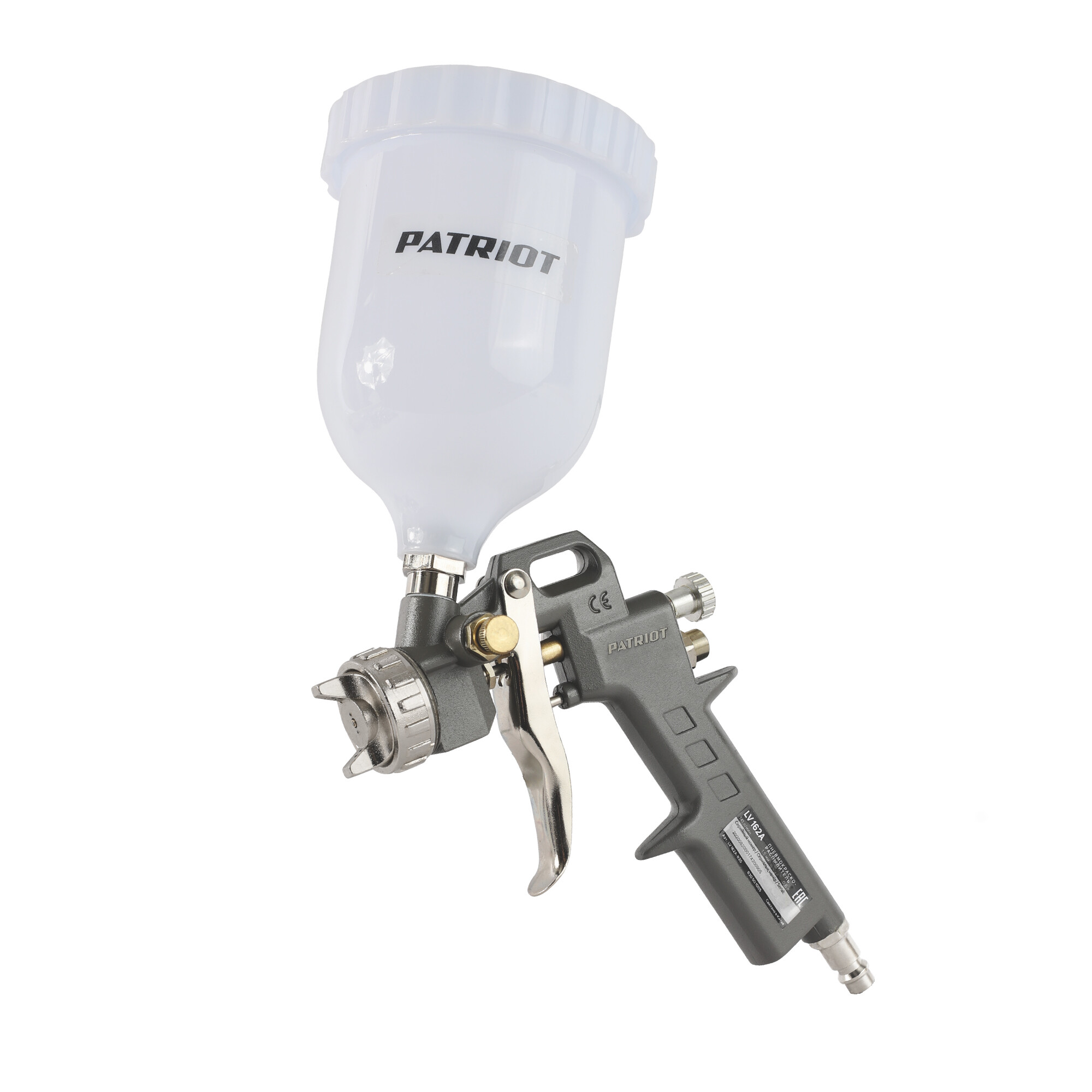 Изображение товара Краскопульт пневматический Patriot LV 162А 1/4 0,6 л (830901005)