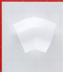 Колено для круглых воздуховодов Era пластиковое d125 мм 45° - фото 2