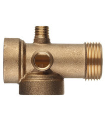 Соединитель для насоса Belamos 1 НР(ш) х 1 ВР(г) х 1 ВР(г) х 1/4 НР(ш) х1/4 ВР(г) пятиходовой (5WAY) - фото 4