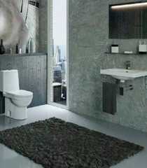 Унитаз-компакт Sanita Luxe Next с универсальным выпуском с сиденьем дюропласт микролифт белый (WC.CC/Next/2-DM/WHT.G/S1) - фото 3