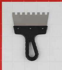 Шпатель зубчатый 150х10 мм с пластиковой ручкой (131149) - фото 2