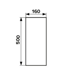 Воздуховод ERA круглый пластиковый d160 мм 0,5 м - фото 2