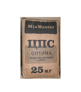 ЦПС Оптима (цементно-песчаная смесь) MixMaster, 25 кг — купить в Санкт ...