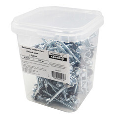 Саморезы кровельные с буром 70х4,8 мм металл-дерево оцинкованные (150 шт.) - фото 2