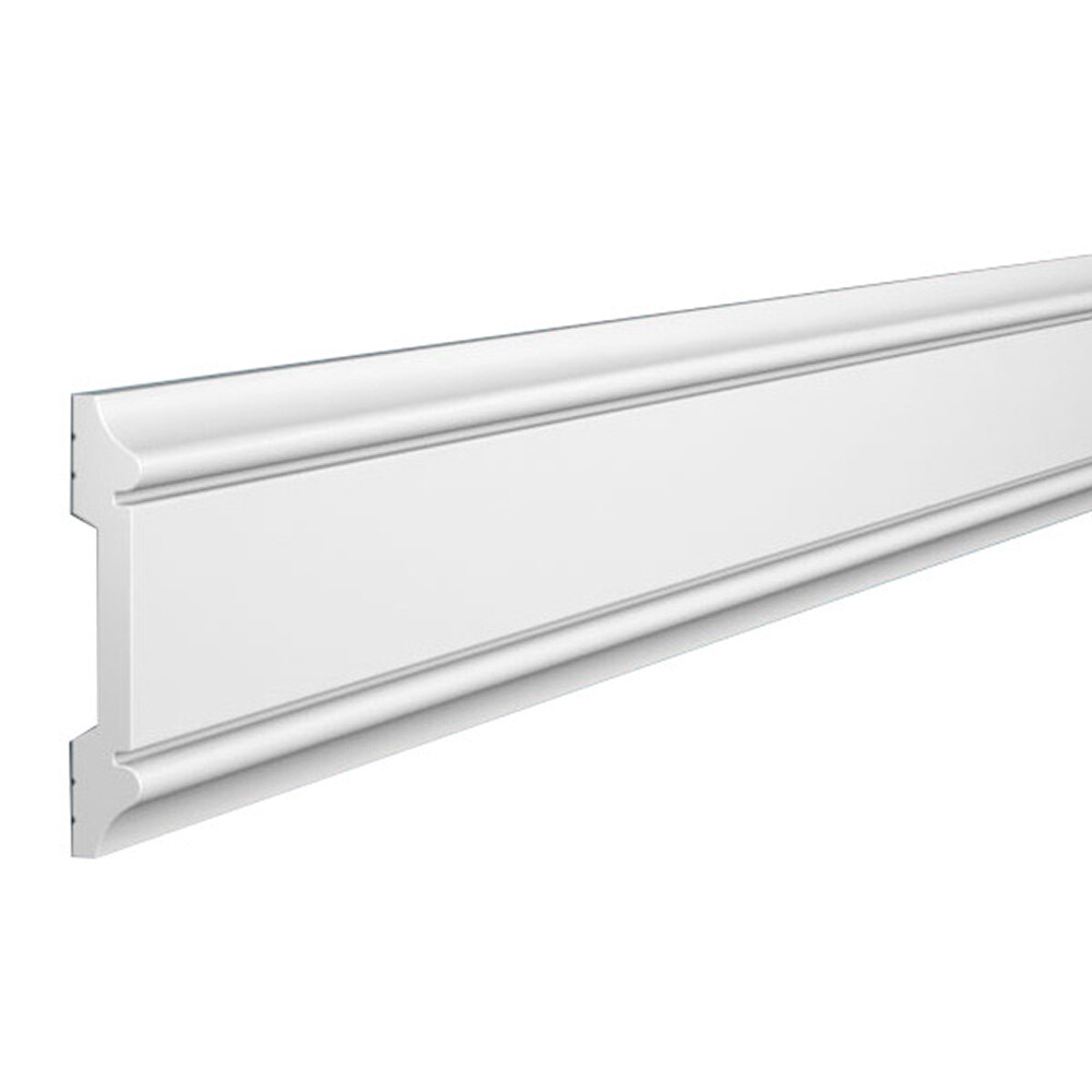 Изображение товара Молдинг из экополимера ударопрочный 48х8х2000 мм Cosca MX006 белый