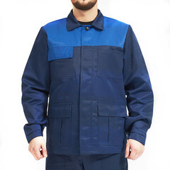 Куртка рабочая Мастер 60-62 рост 170-176 см темно-синяя