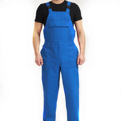 Изображение товара Полукомбинезон рабочий Бригадир 52-54 рост 182-188 см васильковый