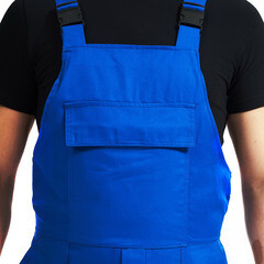 Полукомбинезон рабочий Бригадир 48-50 рост 170-176 см васильковый - фото 4