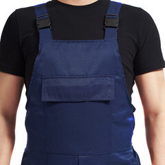 Полукомбинезон рабочий Мастер 48-50 рост 182-188 см темно-синий - фото 5