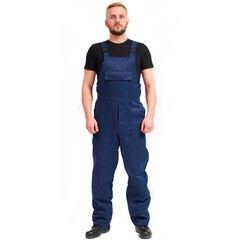 Изображение товара Полукомбинезон рабочий Мастер 52-54 рост 170-176 см темно-синий