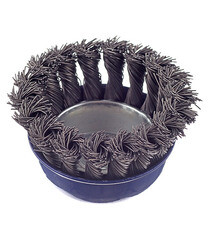 Корщетка для УШМ Практика витая жесткая чашеобразная d75 мм M14 - фото 4