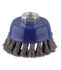 Корщетка для УШМ Практика витая жесткая чашеобразная d75 мм M14 - фото 2