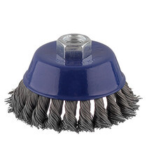 Корщетка для УШМ Практика витая жесткая чашеобразная d90 мм M14 - фото 4