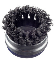 Корщетка для УШМ Практика витая жесткая кольцом чашеобразная d65 мм M14 - фото 2