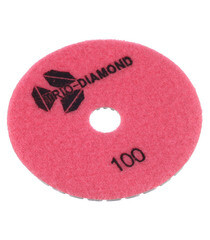 Круг алмазный шлифовальный по камню Trio-Diamond гибкий d100 мм P100 для мокрого шлифования - фото 3