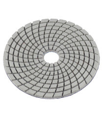Круг алмазный шлифовальный по камню Trio-Diamond гибкий d100 мм P400 для мокрого шлифования - фото 1