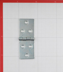 Петля карточная универсальная неразъемная 110х40 мм цинк - фото 2