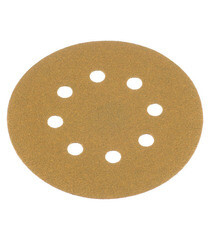 Изображение товара Диск шлифовальный Starcke d125 мм P80 на липучку перфорированный (5 шт.)