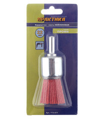 Кордщетка для дрели Практика кистеобразная d22 мм нейлоновая (773-477) - фото 3