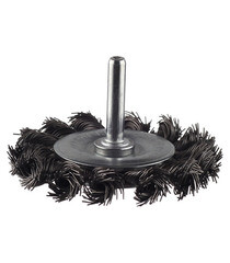 Кордщетка для дрели Практика витая жесткая радиальная d75 мм (242-694) - фото 2