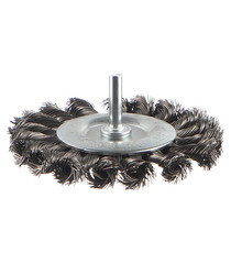 Кордщетка для дрели Практика витая жесткая радиальная d100 мм (242-885) - фото 2