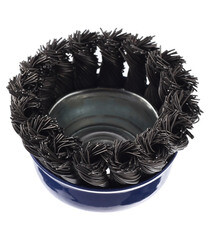 Корщетка для УШМ Практика витая жесткая чашеобразная d65 мм M14 - фото 4