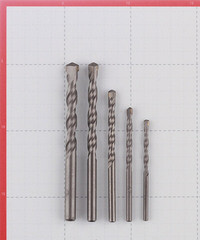 Набор сверл по бетону спиральных 4-10 мм (5 шт.) (70730/EA05-880) - фото 2