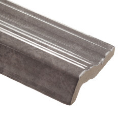 Плитка бордюр багет Kerama Marazzi Гран Пале серая 250х55х8 мм - фото 4