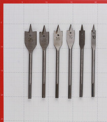 Набор сверл по дереву перьевых 10-25 мм (6 шт.) (704055/EA05-873) - фото 3