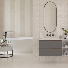 Плитка облицовочная Unitile Гармония бежевая 01 400x250x8 мм (14 шт.=1,4 кв.м) - фото 7