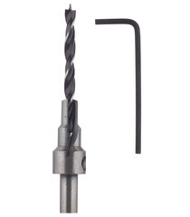 Изображение товара Сверло по дереву Практика 5х50 мм конфирмат для мебельной стяжки 7х50 мм (774-948)